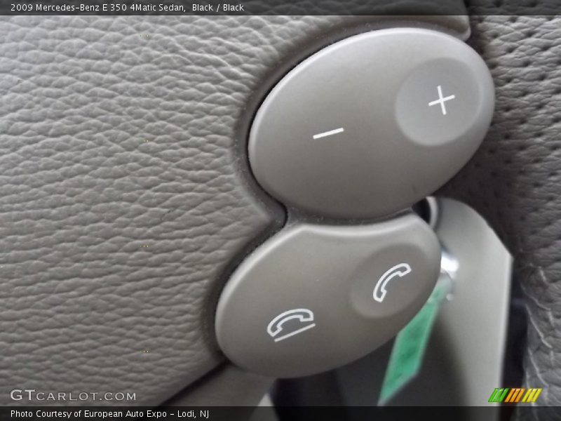 Black / Black 2009 Mercedes-Benz E 350 4Matic Sedan
