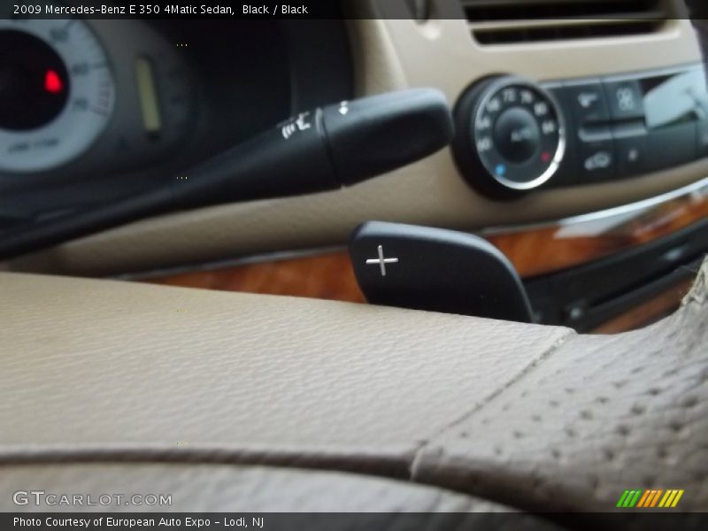 Black / Black 2009 Mercedes-Benz E 350 4Matic Sedan