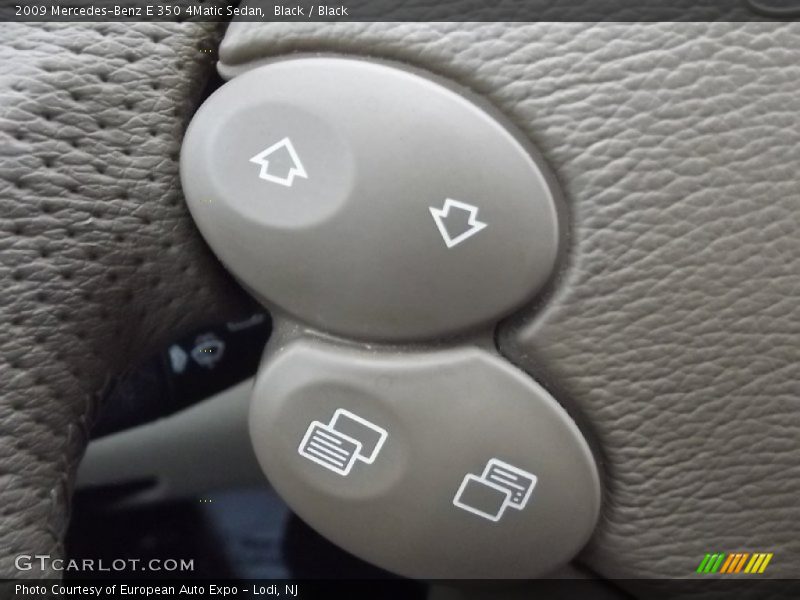 Black / Black 2009 Mercedes-Benz E 350 4Matic Sedan