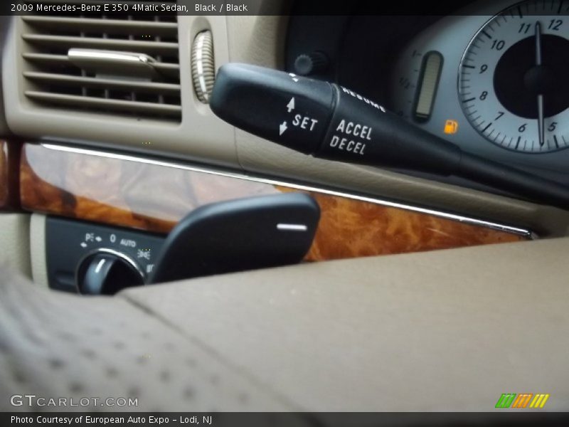 Black / Black 2009 Mercedes-Benz E 350 4Matic Sedan