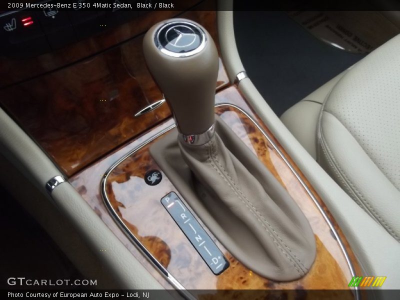 Black / Black 2009 Mercedes-Benz E 350 4Matic Sedan