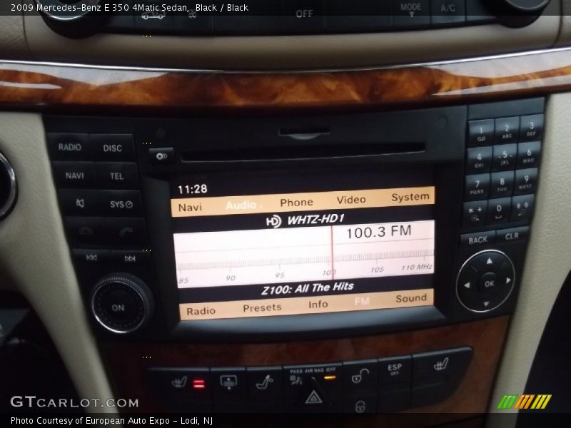 Black / Black 2009 Mercedes-Benz E 350 4Matic Sedan