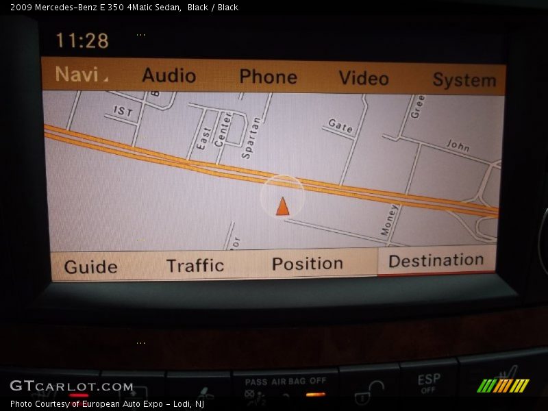 Black / Black 2009 Mercedes-Benz E 350 4Matic Sedan
