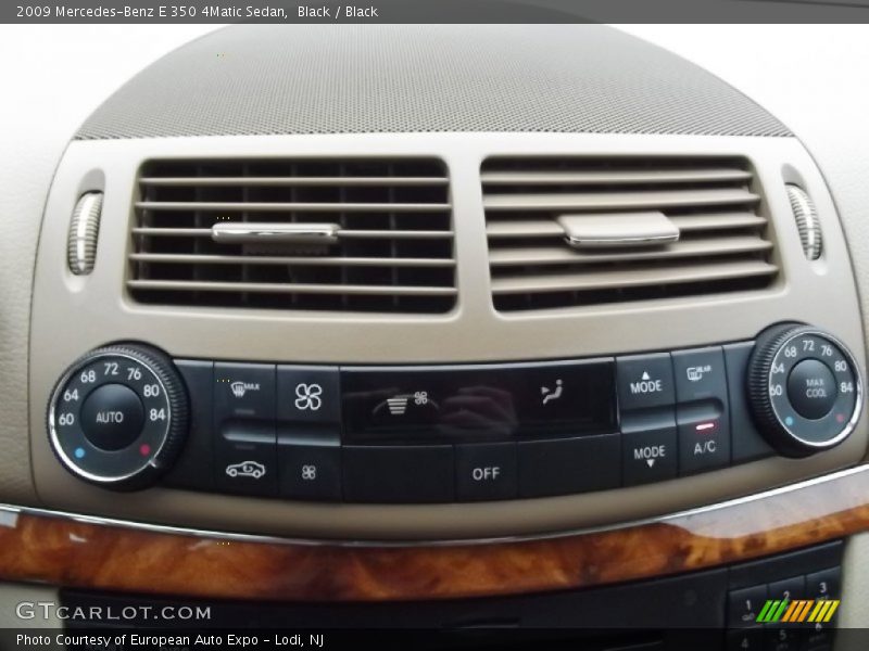 Black / Black 2009 Mercedes-Benz E 350 4Matic Sedan