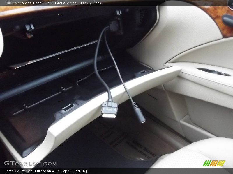 Black / Black 2009 Mercedes-Benz E 350 4Matic Sedan