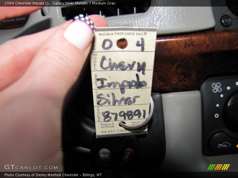 Galaxy Silver Metallic / Medium Gray 2004 Chevrolet Impala LS