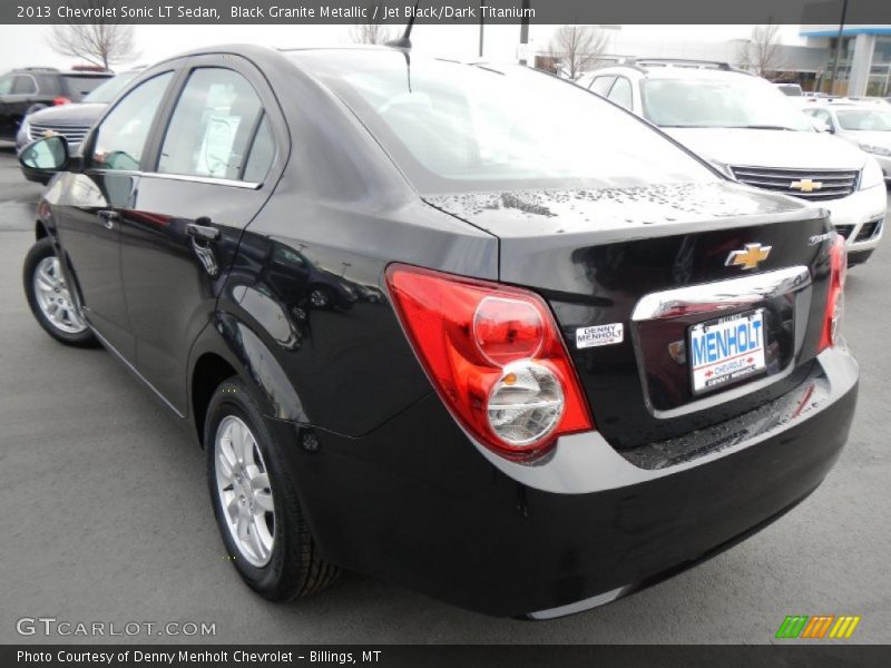 Black Granite Metallic / Jet Black/Dark Titanium 2013 Chevrolet Sonic LT Sedan
