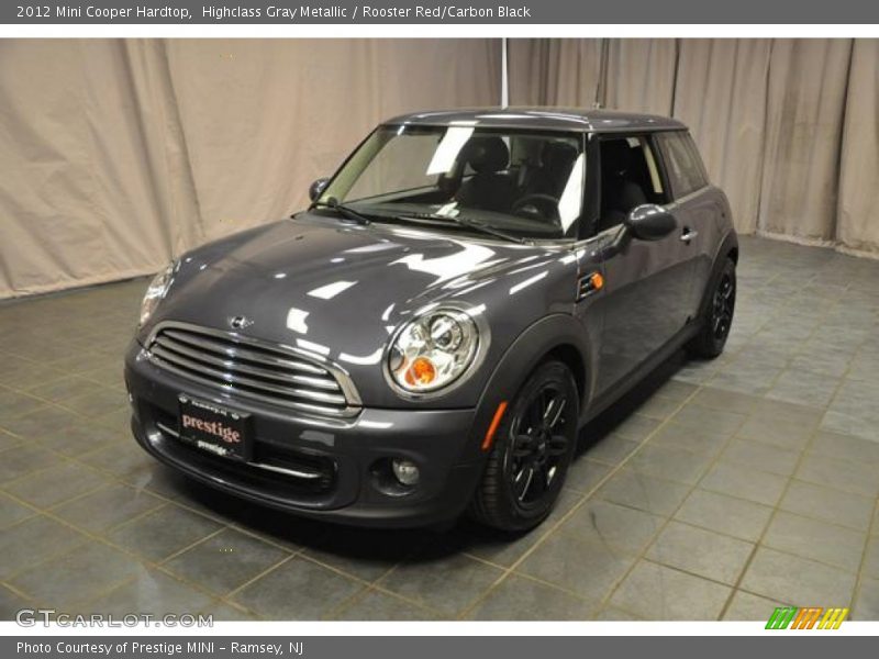Highclass Gray Metallic / Rooster Red/Carbon Black 2012 Mini Cooper Hardtop