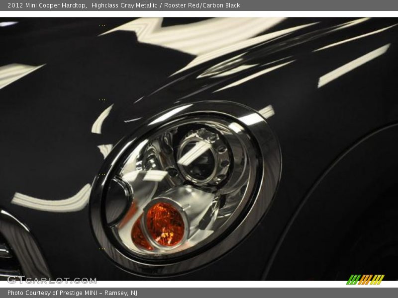 Highclass Gray Metallic / Rooster Red/Carbon Black 2012 Mini Cooper Hardtop