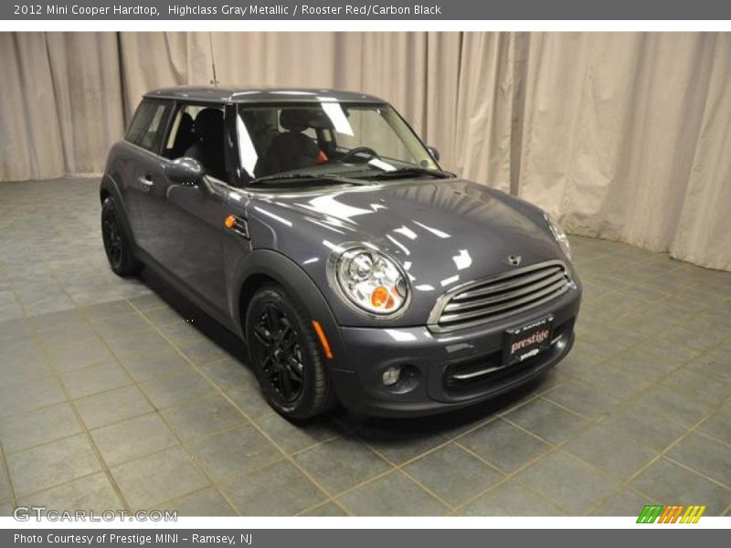 Highclass Gray Metallic / Rooster Red/Carbon Black 2012 Mini Cooper Hardtop