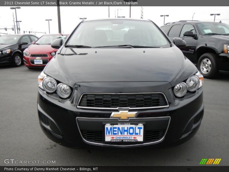 Black Granite Metallic / Jet Black/Dark Titanium 2013 Chevrolet Sonic LT Sedan