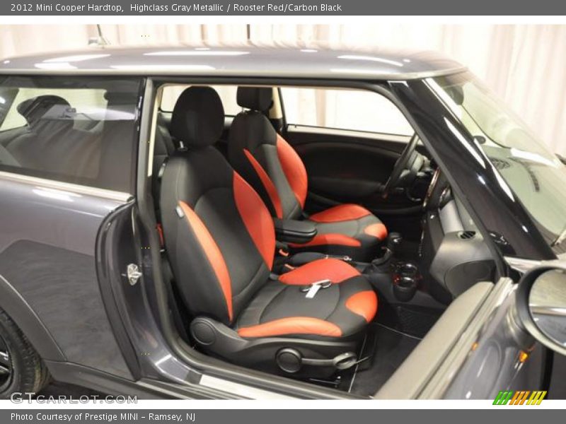 Highclass Gray Metallic / Rooster Red/Carbon Black 2012 Mini Cooper Hardtop