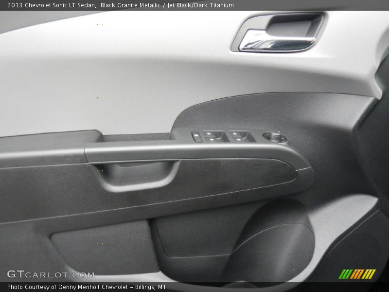 Black Granite Metallic / Jet Black/Dark Titanium 2013 Chevrolet Sonic LT Sedan