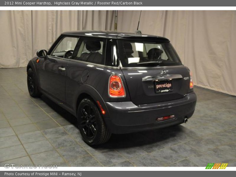 Highclass Gray Metallic / Rooster Red/Carbon Black 2012 Mini Cooper Hardtop