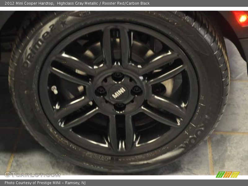 Highclass Gray Metallic / Rooster Red/Carbon Black 2012 Mini Cooper Hardtop