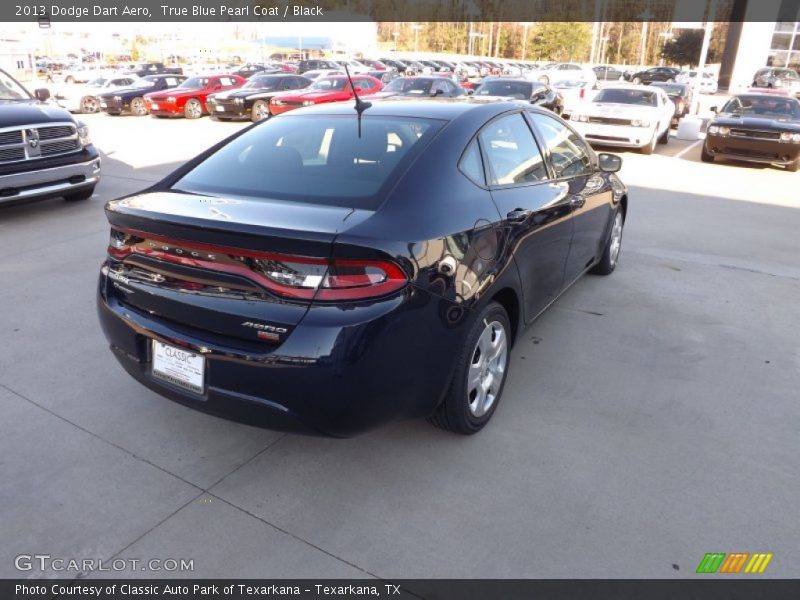 True Blue Pearl Coat / Black 2013 Dodge Dart Aero