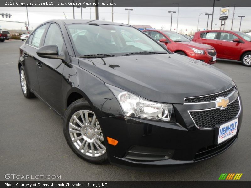 Black Granite Metallic / Jet Black 2013 Chevrolet Cruze ECO