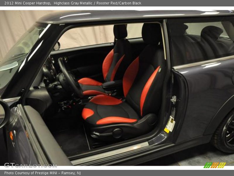 Highclass Gray Metallic / Rooster Red/Carbon Black 2012 Mini Cooper Hardtop
