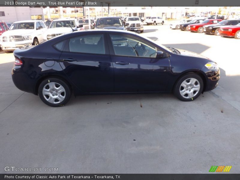 True Blue Pearl Coat / Black 2013 Dodge Dart Aero