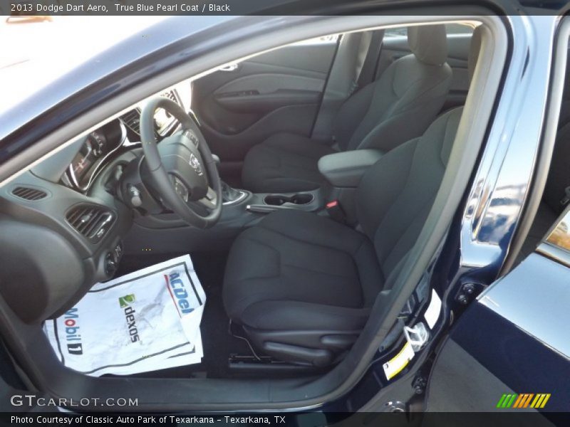True Blue Pearl Coat / Black 2013 Dodge Dart Aero