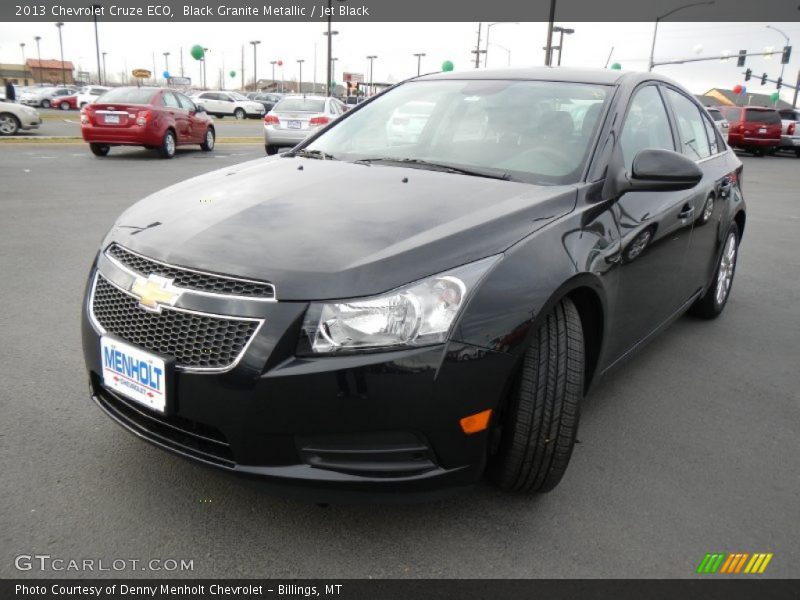 Black Granite Metallic / Jet Black 2013 Chevrolet Cruze ECO