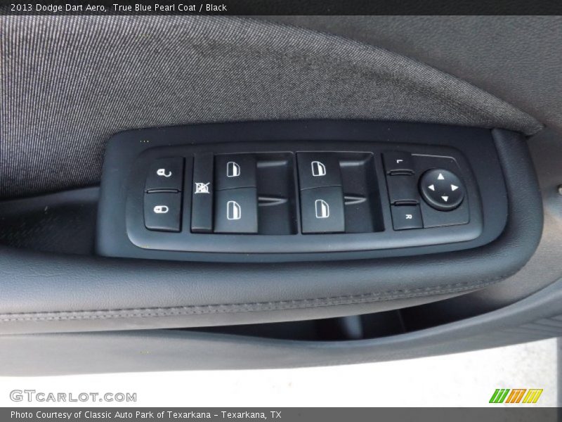 True Blue Pearl Coat / Black 2013 Dodge Dart Aero