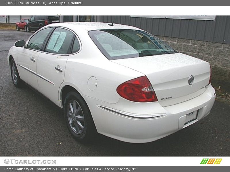 White Opal / Neutral 2009 Buick LaCrosse CX