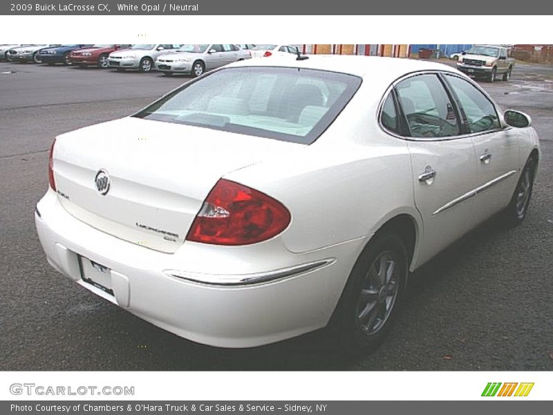 White Opal / Neutral 2009 Buick LaCrosse CX