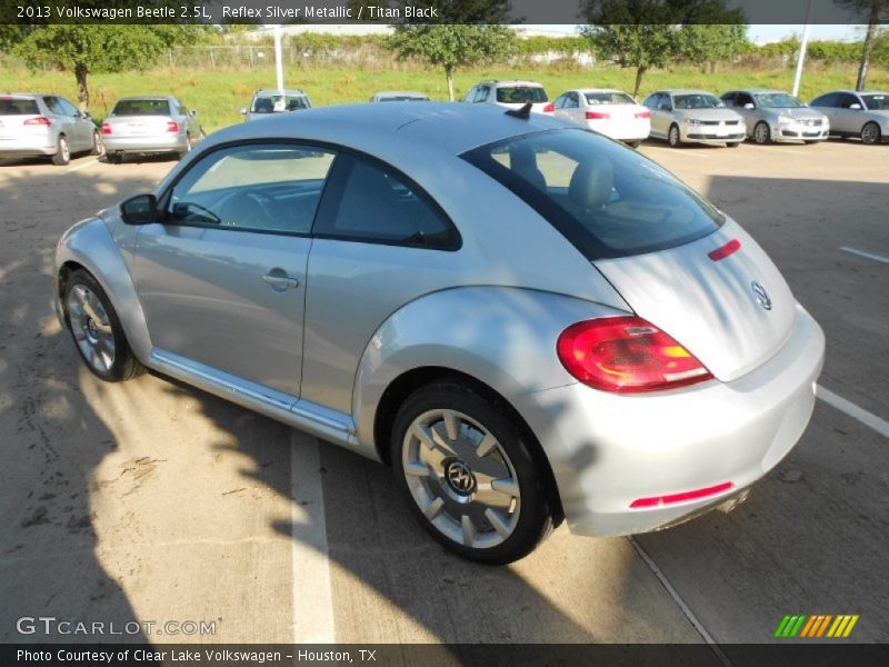 Reflex Silver Metallic / Titan Black 2013 Volkswagen Beetle 2.5L