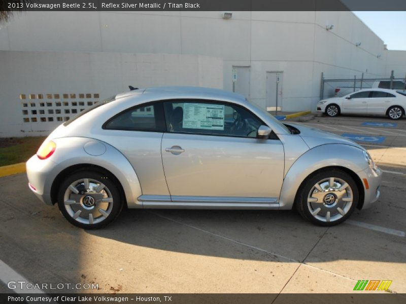 Reflex Silver Metallic / Titan Black 2013 Volkswagen Beetle 2.5L