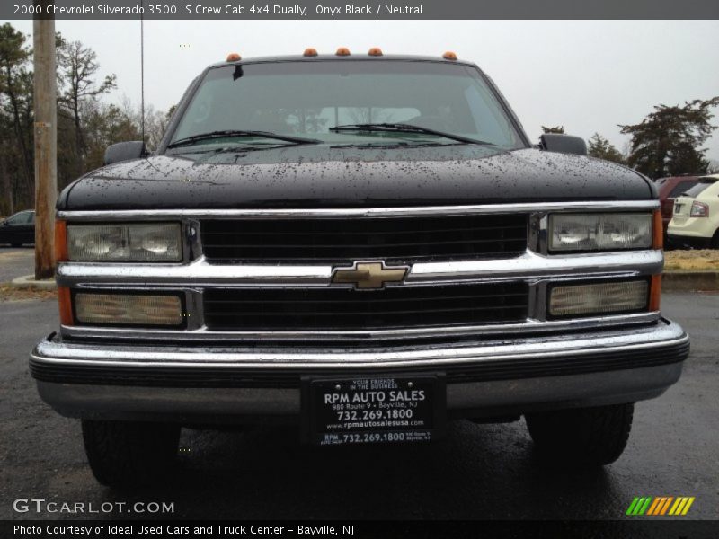 Onyx Black / Neutral 2000 Chevrolet Silverado 3500 LS Crew Cab 4x4 Dually