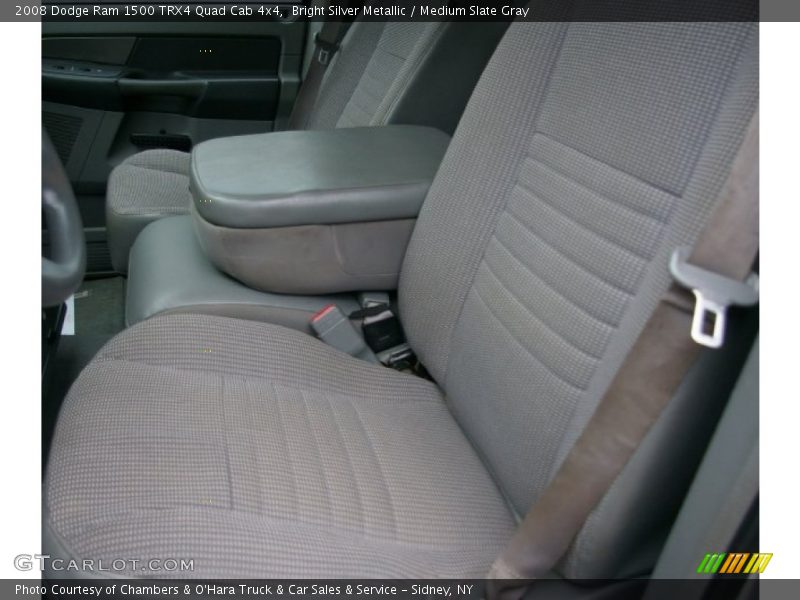 Bright Silver Metallic / Medium Slate Gray 2008 Dodge Ram 1500 TRX4 Quad Cab 4x4