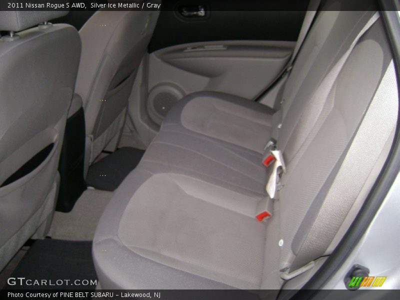 Silver Ice Metallic / Gray 2011 Nissan Rogue S AWD