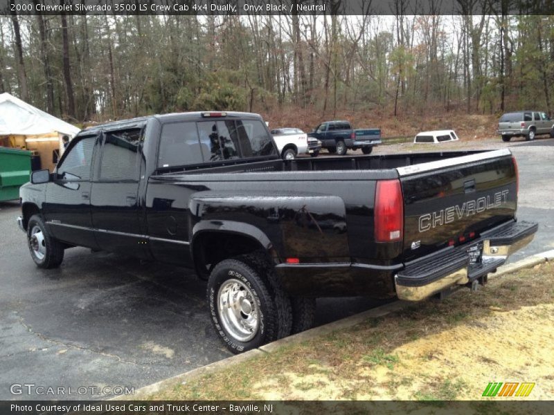 Onyx Black / Neutral 2000 Chevrolet Silverado 3500 LS Crew Cab 4x4 Dually