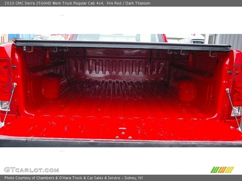 Fire Red / Dark Titanium 2010 GMC Sierra 2500HD Work Truck Regular Cab 4x4