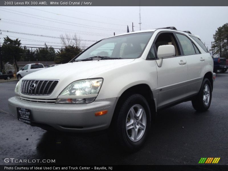 White Gold Crystal / Ivory 2003 Lexus RX 300 AWD