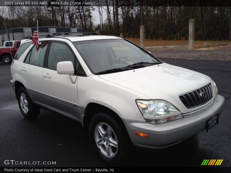 White Gold Crystal / Ivory 2003 Lexus RX 300 AWD