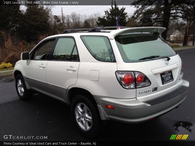 White Gold Crystal / Ivory 2003 Lexus RX 300 AWD