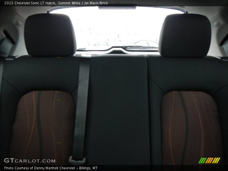 Summit White / Jet Black/Brick 2013 Chevrolet Sonic LT Hatch
