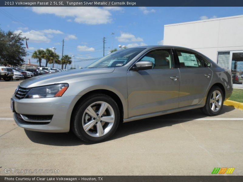 Tungsten Silver Metallic / Cornsilk Beige 2013 Volkswagen Passat 2.5L SE