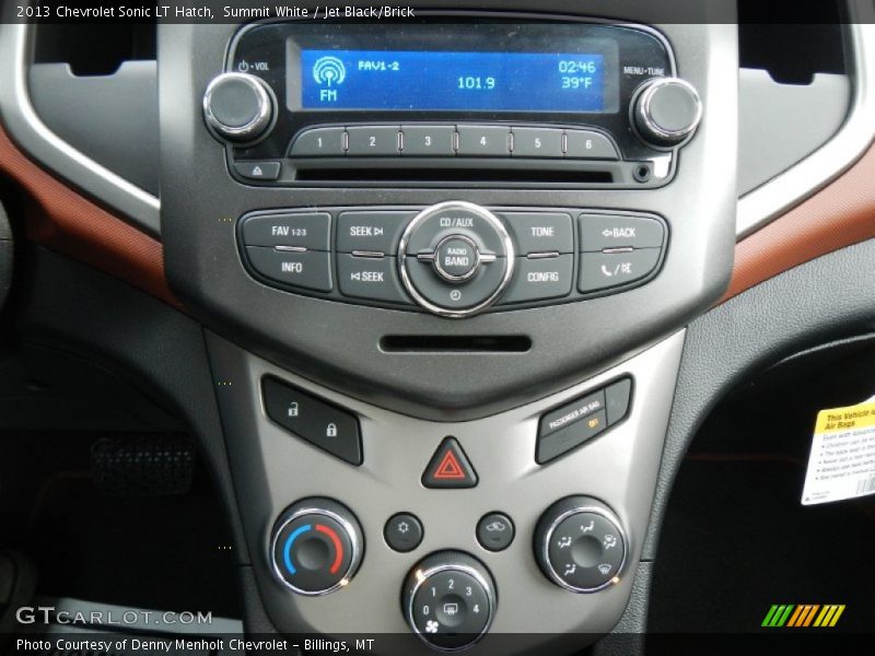 Controls of 2013 Sonic LT Hatch
