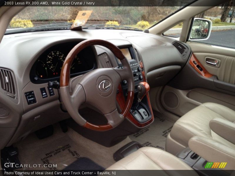 White Gold Crystal / Ivory 2003 Lexus RX 300 AWD