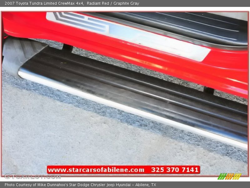 Radiant Red / Graphite Gray 2007 Toyota Tundra Limited CrewMax 4x4