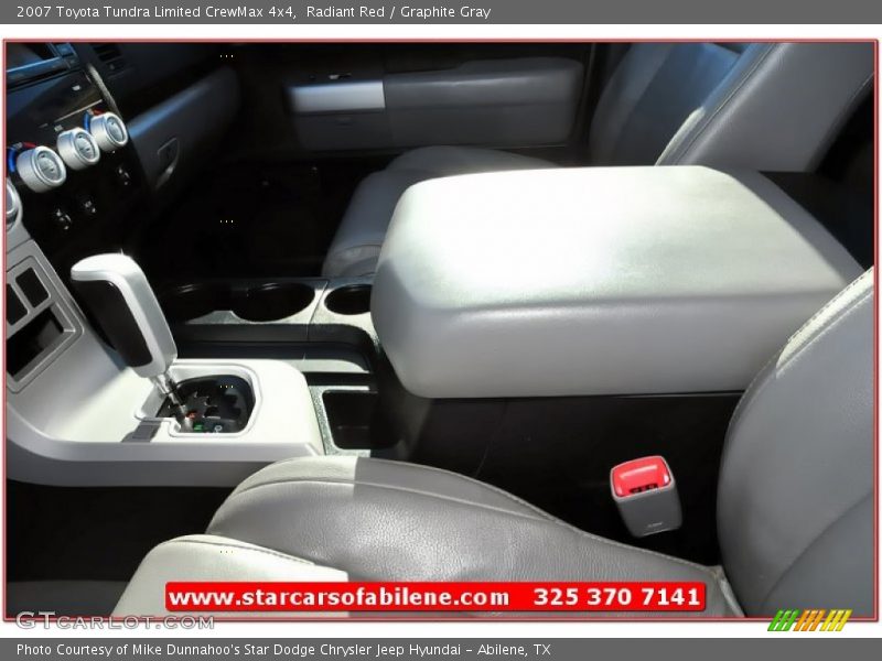 Radiant Red / Graphite Gray 2007 Toyota Tundra Limited CrewMax 4x4