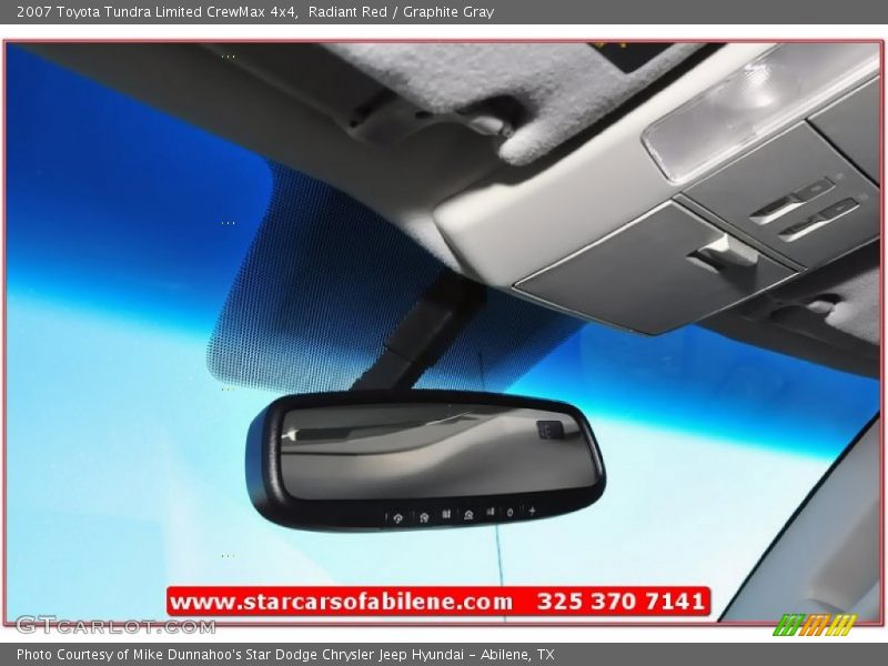 Radiant Red / Graphite Gray 2007 Toyota Tundra Limited CrewMax 4x4
