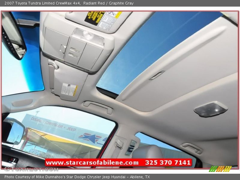 Radiant Red / Graphite Gray 2007 Toyota Tundra Limited CrewMax 4x4