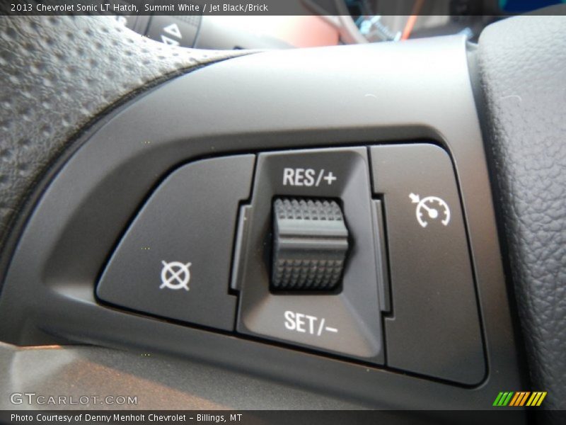 Summit White / Jet Black/Brick 2013 Chevrolet Sonic LT Hatch