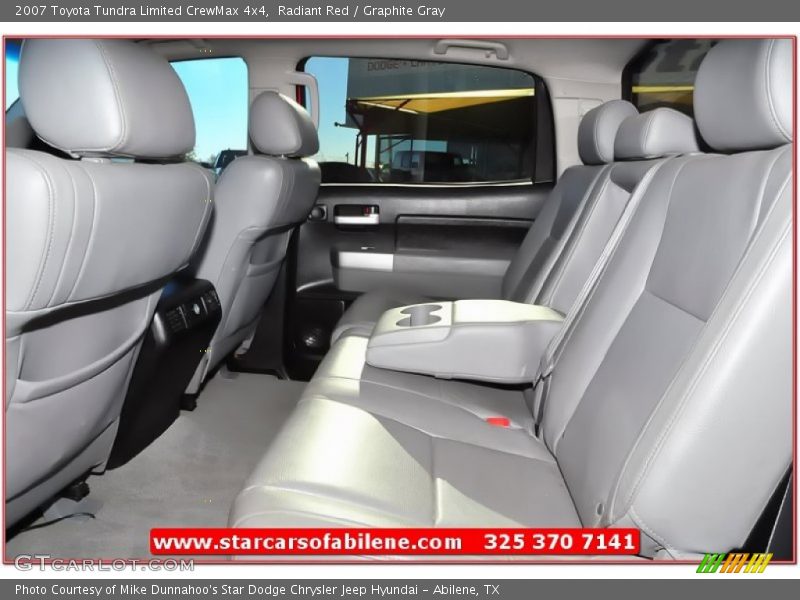 Radiant Red / Graphite Gray 2007 Toyota Tundra Limited CrewMax 4x4