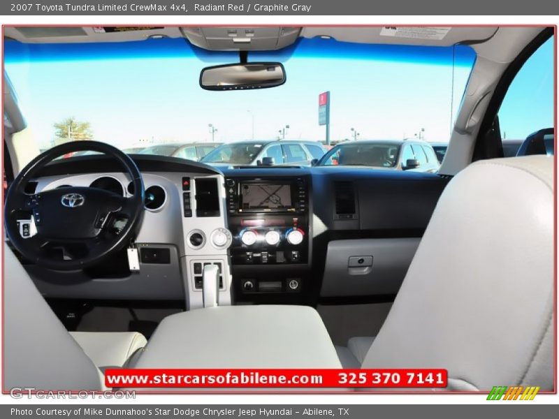 Radiant Red / Graphite Gray 2007 Toyota Tundra Limited CrewMax 4x4