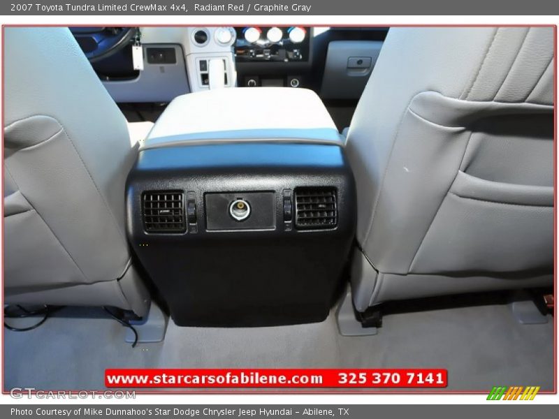 Radiant Red / Graphite Gray 2007 Toyota Tundra Limited CrewMax 4x4